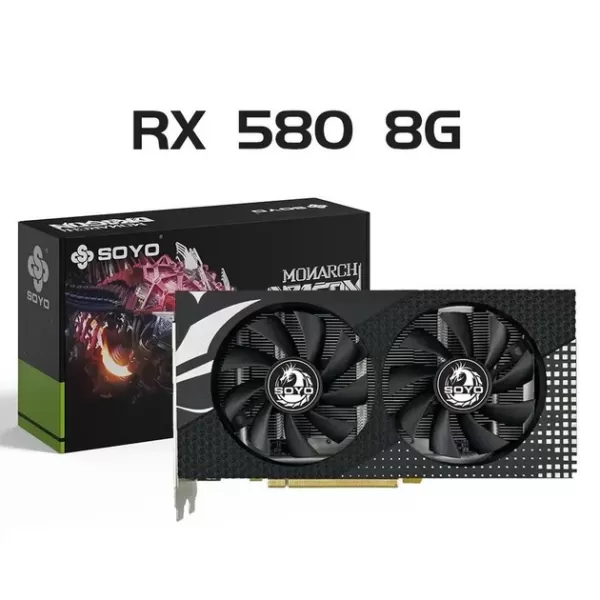 Видеокарта SOYO AMD Radeon RX580 8GB GDDR5 256BIT