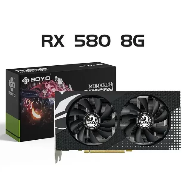 Видеокарта SOYO AMD Radeon RX580 8GB GDDR5 256BIT